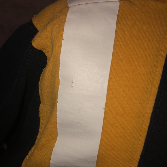 Pro Edge by Knights Apparel 100% Cotton SS V-Neck T Shirt Black Iowa Hawkeyes 16 - Picture 4 of 6